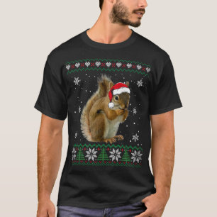 Camiseta Papais noeis Esquilo Suados Feitos de Molho Feio P