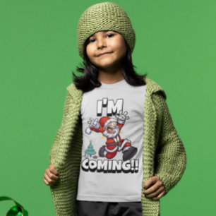 Camiseta Papais noeis Executando Natal Holiday Engraçado Na