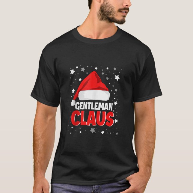 Camiseta Papais noeis Família Xmas Matando o Cavalo de Nata (Frente)