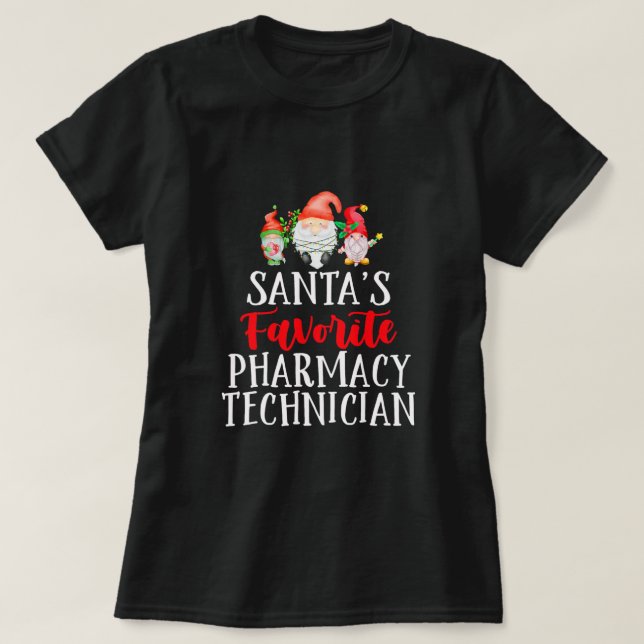 Camiseta Papais noeis Farmacêuticos Favoritos Gno de Natal (Frente do Design)