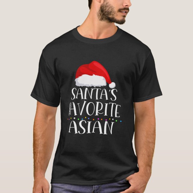 Camiseta PAPAIS NOEIS FAVORITOS À Família Natal ASIÁTICA Cl (Frente)