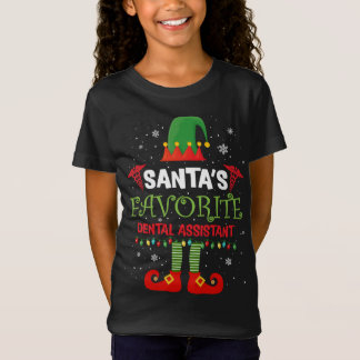 Camiseta Papais noeis Favoritos Assistente Dental Luzes San