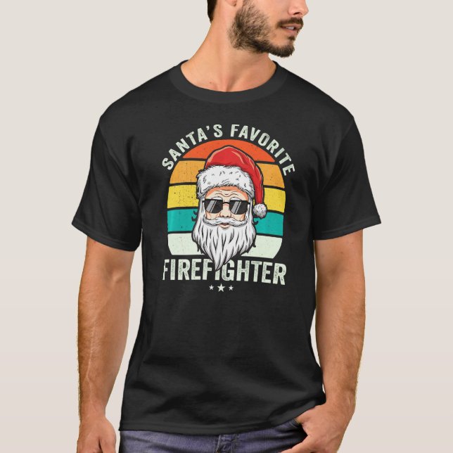Camiseta Papais noeis Favoritos Bombeiros Voluntários Orgul (Frente)