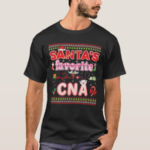 Camiseta Papais noeis Favoritos da CNA Enfermeira Natal San