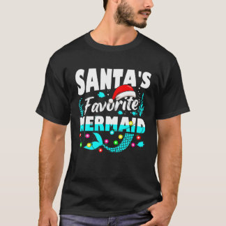 Camiseta Papais noeis Favoritos da Sereia Fora do Natal