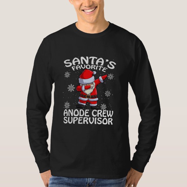 Camiseta Papais noeis Favoritos da Tripulação Anode Natal (Frente)