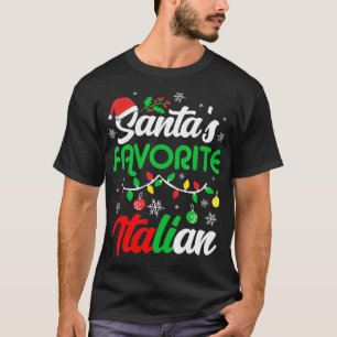 Camiseta Papais noeis Favoritos De Férias De Vestuário Ital