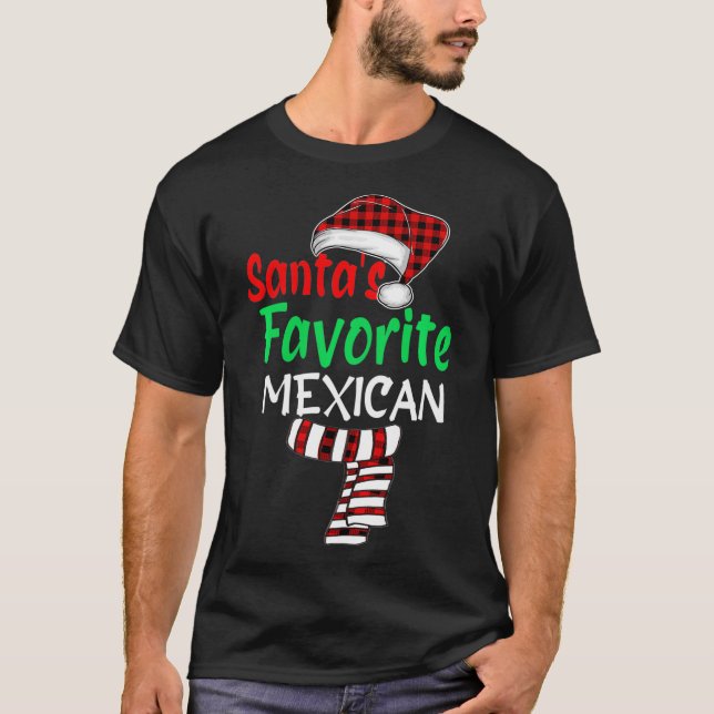 Camiseta Papais noeis Favoritos de Papais noeis de Natal me (Frente)