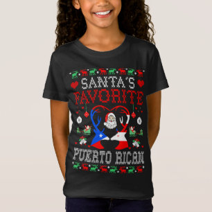 Camiseta Papais noeis favoritos de Porto Rico presentes no