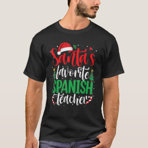 Camiseta Papais noeis Favoritos de Professores Espanhóis Pa