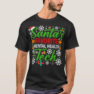 Camiseta Papais noeis Favoritos de Tecnologia de Saúde Ment