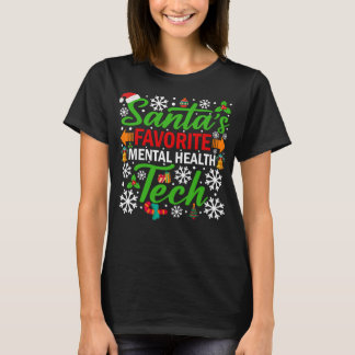 Camiseta Papais noeis Favoritos de Tecnologia de Saúde Ment