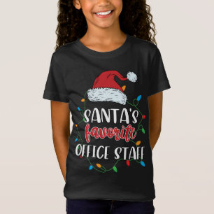 Camiseta Papais noeis Favoritos do Funcionarios de escritór