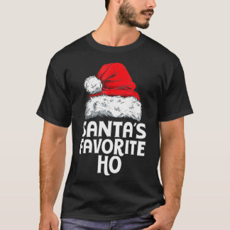 Camiseta Papais noeis Favoritos Ho Engraçado Papais noeis d