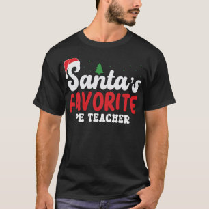 Camiseta Papais noeis Favoritos PE Professor Pijamas de Nat