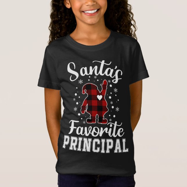 Camiseta Papais noeis Favoritos Principal Engraçado Natal (Frente)