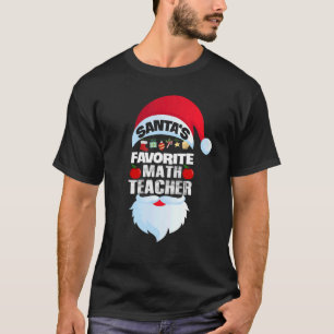 Camiseta Papais noeis Favoritos Professor de Matemática Fel
