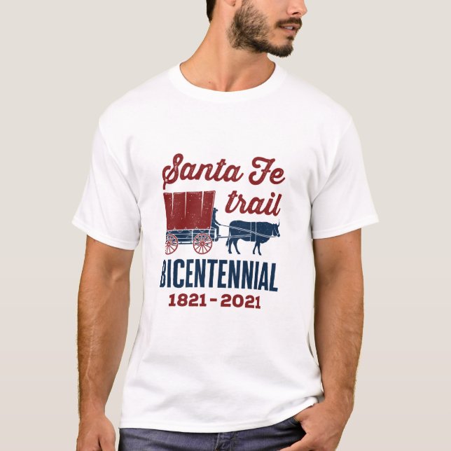 Camiseta Papais noeis Fe Trail Bicentennial 200 Anos 200 (Frente)