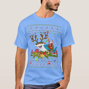 Camiseta Papais noeis Feios De Xmas A Andar No Natal Do Tub