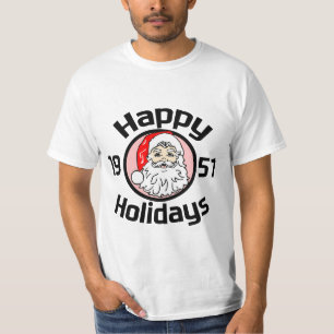 Camiseta Papais noeis Felizes de Férias 1951