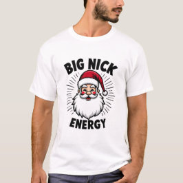 Camiseta Papais noeis Festivos Design de Energia