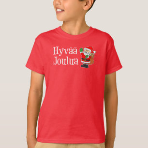 Camiseta Papais noeis finlandeses de Natal Hyvaa Joulua