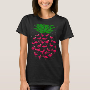 Camiseta Papais noeis Flamingo Pineapple Natal