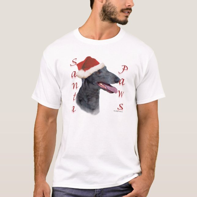 Camiseta Papais noeis Greyhound Paws (Frente)