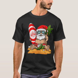 Camiseta Papais noeis Havaí Engraçados Presente de Natal