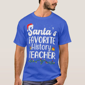 Camiseta Papais noeis História Favorita Professor Natal Nat