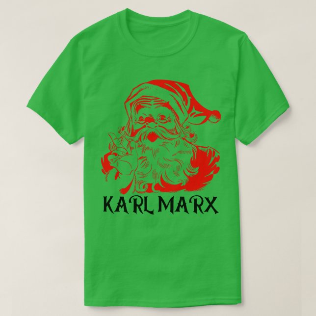 Camiseta Papais noeis Karl Marx (Frente do Design)