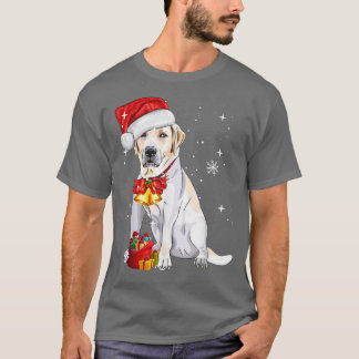 Camiseta Papais noeis Labrador Retriever Natal T-Shirt
