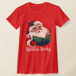 Camiseta Papais noeis Lê Livros Banidos