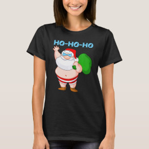 Camiseta Papais noeis legal De maiô Que Queriam Que O Natal