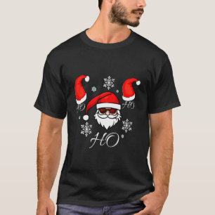 Camiseta Papais noeis legal Ho Ho Shirt Festivo