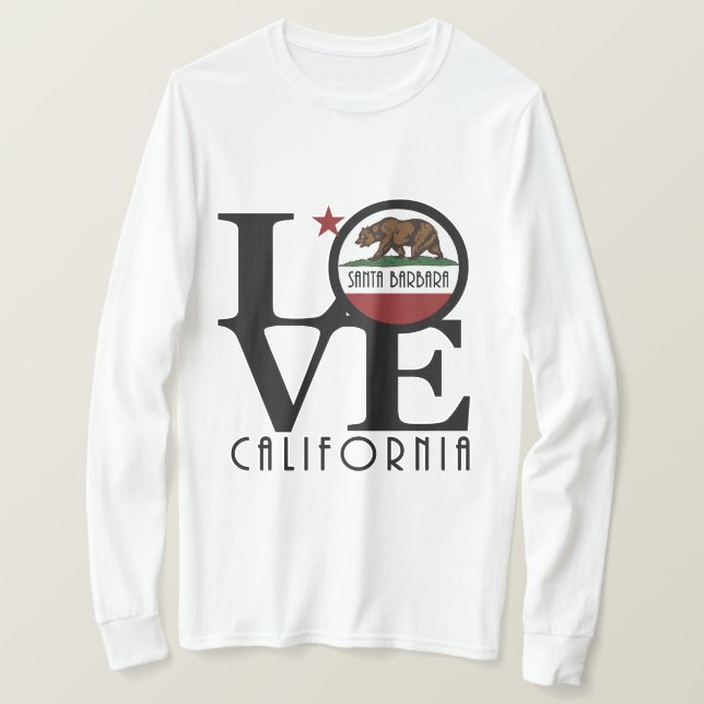 Camiseta PAPAIS NOEIS LOVE Barbara California (Frente do Design)