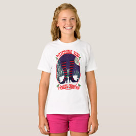 Camiseta Papais noeis mágicos de cavalaria de bruxa Mikitie