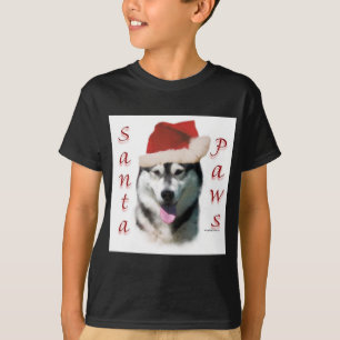 Camiseta Papais noeis Malamute do Alasca