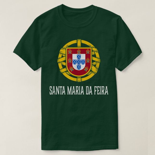 Camiseta Papais noeis Maria da Feira, Portugal (Frente do Design)