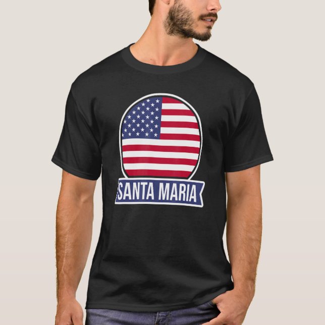 Camiseta PAPAIS NOEIS MARIA EUA nome de local americano pav (Frente)