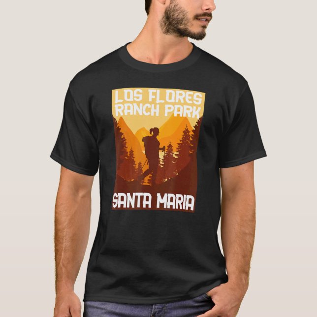 Camiseta Papais noeis Maria Los Flores Parque Natural é o l (Frente)
