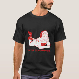 Camiseta Papais noeis Más Sujos Adultos Engraçados Marido C