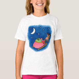 Camiseta Papais noeis Meninas T-Shirt