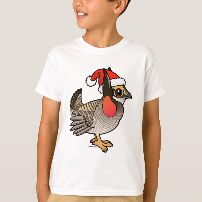 Camiseta Papais noeis Menores Prairie-Chicken (Frente)