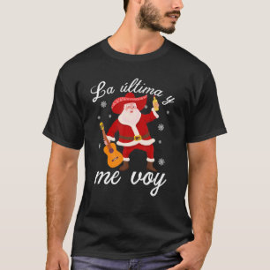 Camiseta Papais noeis Mexicanos Engraçados Feliz Navidad Mé