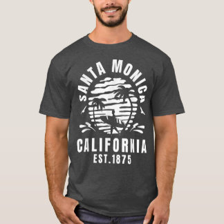 Camiseta Papais noeis Monica California Beach Surf Summer V