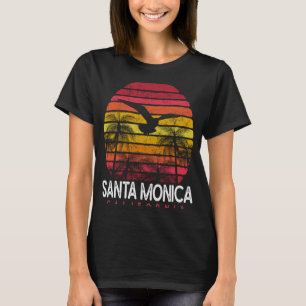 Camiseta Papais noeis Monica California CA Vintage 90s Retr