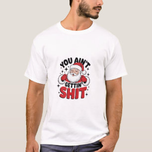 Camiseta "Papais noeis Não Imprimidos" Bah Humbug