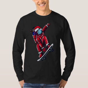 Camiseta Papais noeis - Natal - Astronauta Santa Clause Sk