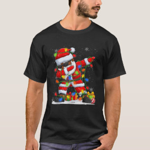 Camiseta Papais noeis Negros Africanos Negros Meninos Chri